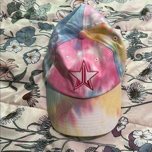 Jeffree Star tie dyed hat NWOT